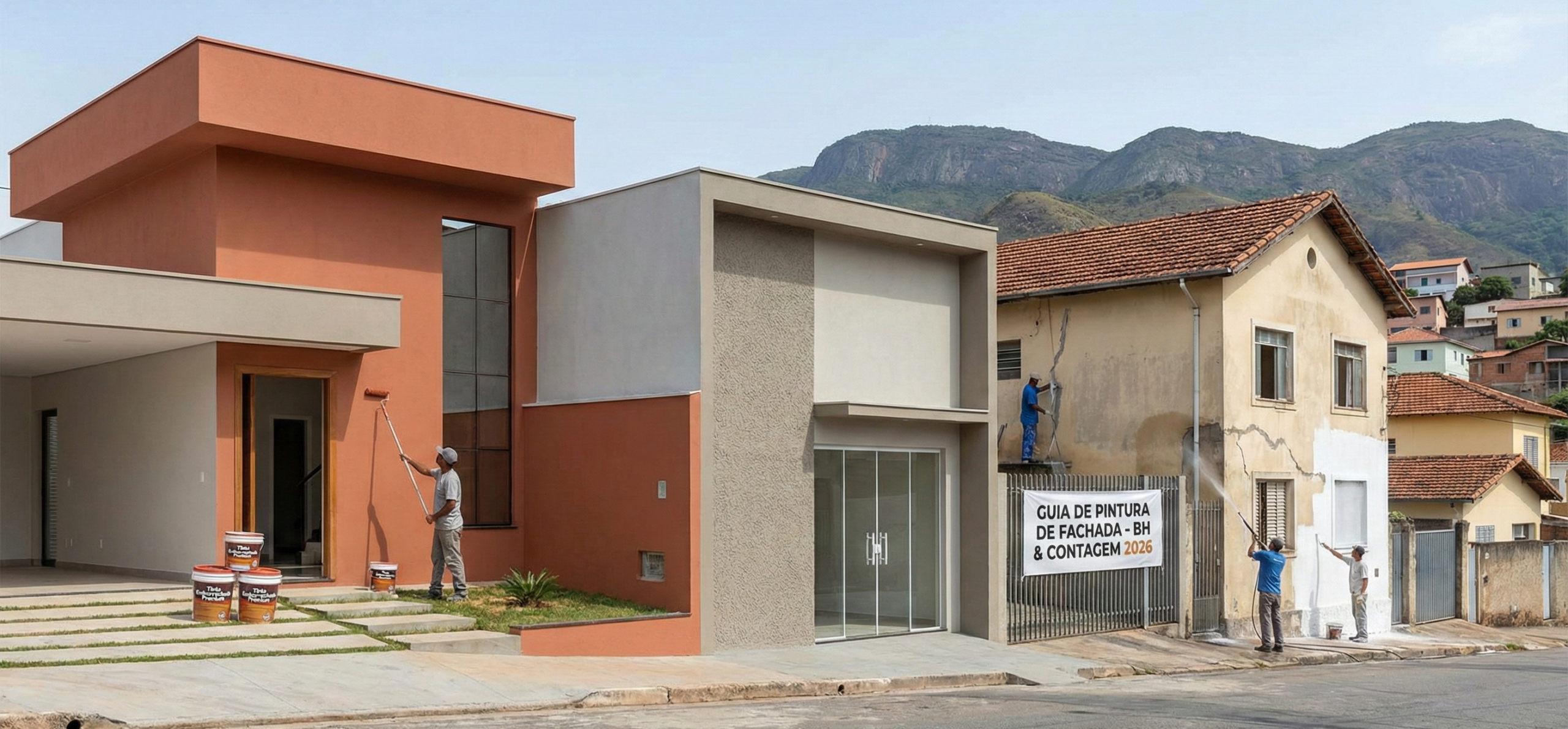 Tipos de Pintura de Fachada Guia para BH e Região 2026